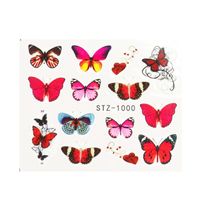 Fashion Flower Butterfly Paper Nail Decoration Accessories 1 Piece sku image 18