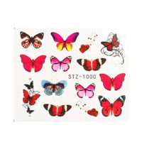 Fashion Flower Butterfly Paper Nail Decoration Accessories 1 Piece sku image 48