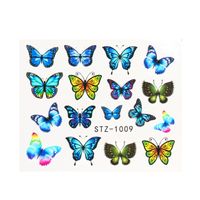 Fashion Flower Butterfly Paper Nail Decoration Accessories 1 Piece sku image 26