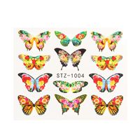 Fashion Flower Butterfly Paper Nail Decoration Accessories 1 Piece sku image 21