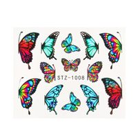 Fashion Flower Butterfly Paper Nail Decoration Accessories 1 Piece sku image 25