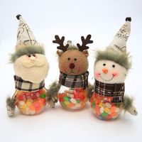 Christmas Cute Santa Claus Snowman Elk Plastic Party Gift Wrapping Supplies main image 4