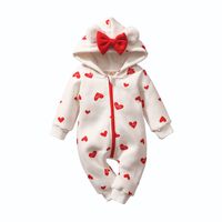 Cute Clouds Button Cotton Baby Rompers main image 4