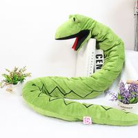 Plush Doll Cute Animal Shark Long Snake Dinosaur Mouth Movable Doll main image 3