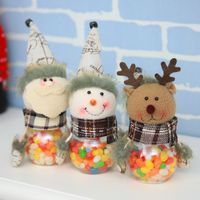 Christmas Cute Santa Claus Snowman Elk Plastic Party Gift Wrapping Supplies main image 2