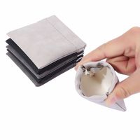Simple Style Solid Color Cloth Jewelry Packaging Bags 1 Piece main image 5
