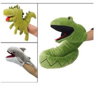 Plush Doll Cute Animal Shark Long Snake Dinosaur Mouth Movable Doll main image 1