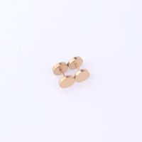 1 Piece Fashion Round Plating Stainless Steel Ear Studs main image 5