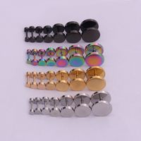 1 Piece Fashion Round Plating Stainless Steel Ear Studs main image 1