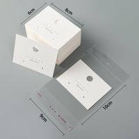 Basic Brief Einfarbig Papier Drucken Schmuckzubehör 1 Stück sku image 13