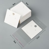 Basic Brief Einfarbig Papier Drucken Schmuckzubehör 1 Stück sku image 19
