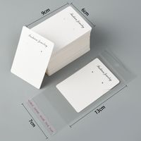 Basic Brief Einfarbig Papier Drucken Schmuckzubehör 1 Stück sku image 18