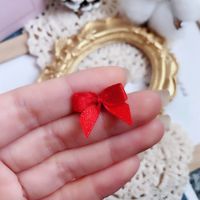 Fashion Solid Color Bow Knot Alloy Women's Ear Studs 1 Piece sku image 21