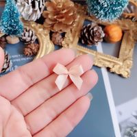 Fashion Solid Color Bow Knot Alloy Women's Ear Studs 1 Piece sku image 8