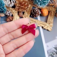 Fashion Solid Color Bow Knot Alloy Women's Ear Studs 1 Piece sku image 11