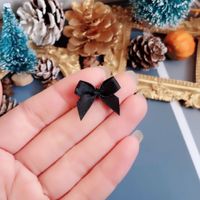 Fashion Solid Color Bow Knot Alloy Women's Ear Studs 1 Piece sku image 2
