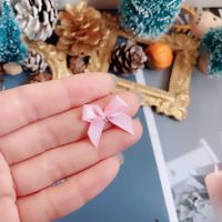 Fashion Solid Color Bow Knot Alloy Women's Ear Studs 1 Piece sku image 6