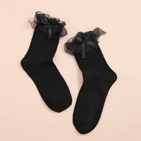 Frau Mode Einfarbig Baumwolle Ankle Socken main image 2