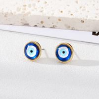Fashion Eye Resin Women's Ear Studs 1 Pair sku image 2