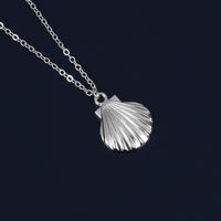 Fashion Shell Alloy Plating Women's Pendant Necklace 1 Piece main image 4