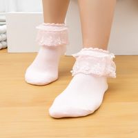 Women's Simple Style Solid Color Polyester Ankle Socks main image 3