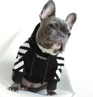 Fashion Polyester Letter Stripe Pet Clothing 1 Piece main image 2