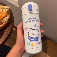 Cute Cartoon Stainless Steel Thermos Cup 1 Piece sku image 12