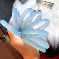 Natural Agate Chalcedony Ladies Ice-like Sky Blue Jade Bracele main image 1