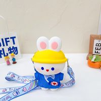 Kid's Small Silica Gel Cartoon Cute Zipper Crossbody Bag sku image 4