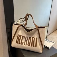 Women's Large All Seasons Pu Leather Letter Fashion Square Zipper Tote Bag main image 2