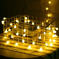 Date D'anniversaire Romantique Ampoule Plastique Fête Guirlandes Lumineuses main image 4