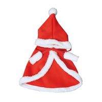 Simple Style Flannel Christmas Color Block Pet Clothing 1 Piece main image 5