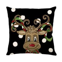 Fashion Christmas Tree Letter Linen Pillow Cases main image 3