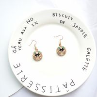 Fashion Christmas Tree Santa Claus Alloy Stoving Varnish Women's Drop Earrings 1 Pair sku image 6