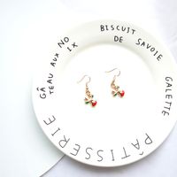 Fashion Christmas Tree Santa Claus Alloy Stoving Varnish Women's Drop Earrings 1 Pair sku image 8