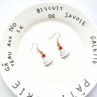 Fashion Christmas Tree Santa Claus Alloy Stoving Varnish Women's Drop Earrings 1 Pair sku image 11