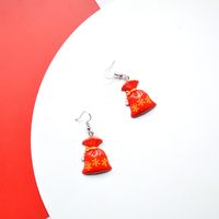 Fashion Santa Claus Snowman Resin Women's Drop Earrings 1 Pair sku image 8