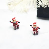 Fashion Santa Claus Elk Resin Women's Ear Studs 1 Pair sku image 4