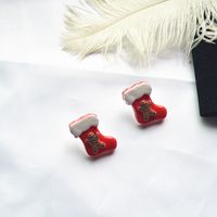 Fashion Santa Claus Elk Resin Women's Ear Studs 1 Pair sku image 10