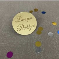 Father's Day Birthday Letter Plastic Party Decorative Props sku image 2