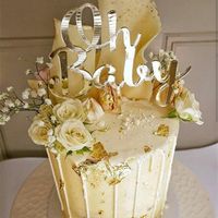 Valentine's Day Letter Arylic Wedding Party Cake Decorating Supplies 1 Piece sku image 1