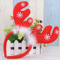 Christmas Cute Antlers Cloth Party Costume Props 1 Piece sku image 1