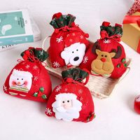 Christmas Cute Deer Cloth Party Gift Bags 1 Piece main image 6