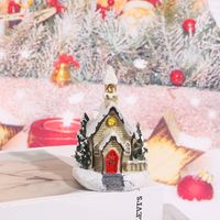 Christmas Fashion House Resin Party Decorative Props 1 Piece sku image 4