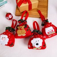Christmas Cute Deer Cloth Party Gift Bags 1 Piece main image 2