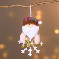 Christmas Cartoon Style Bear Deer Cloth Daily Festival Hanging Ornaments sku image 9