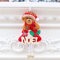 Christmas Cute Snowman Elk Wood Party Hanging Ornaments 1 Piece main image 5