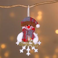 Christmas Cartoon Style Bear Deer Cloth Daily Festival Hanging Ornaments sku image 10