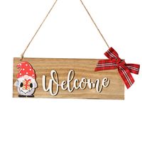 Christmas Cute Letter Wood Party Hanging Ornaments 1 Piece main image 3