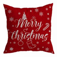 Cute Christmas Tree Linen Pillow Cases main image 5